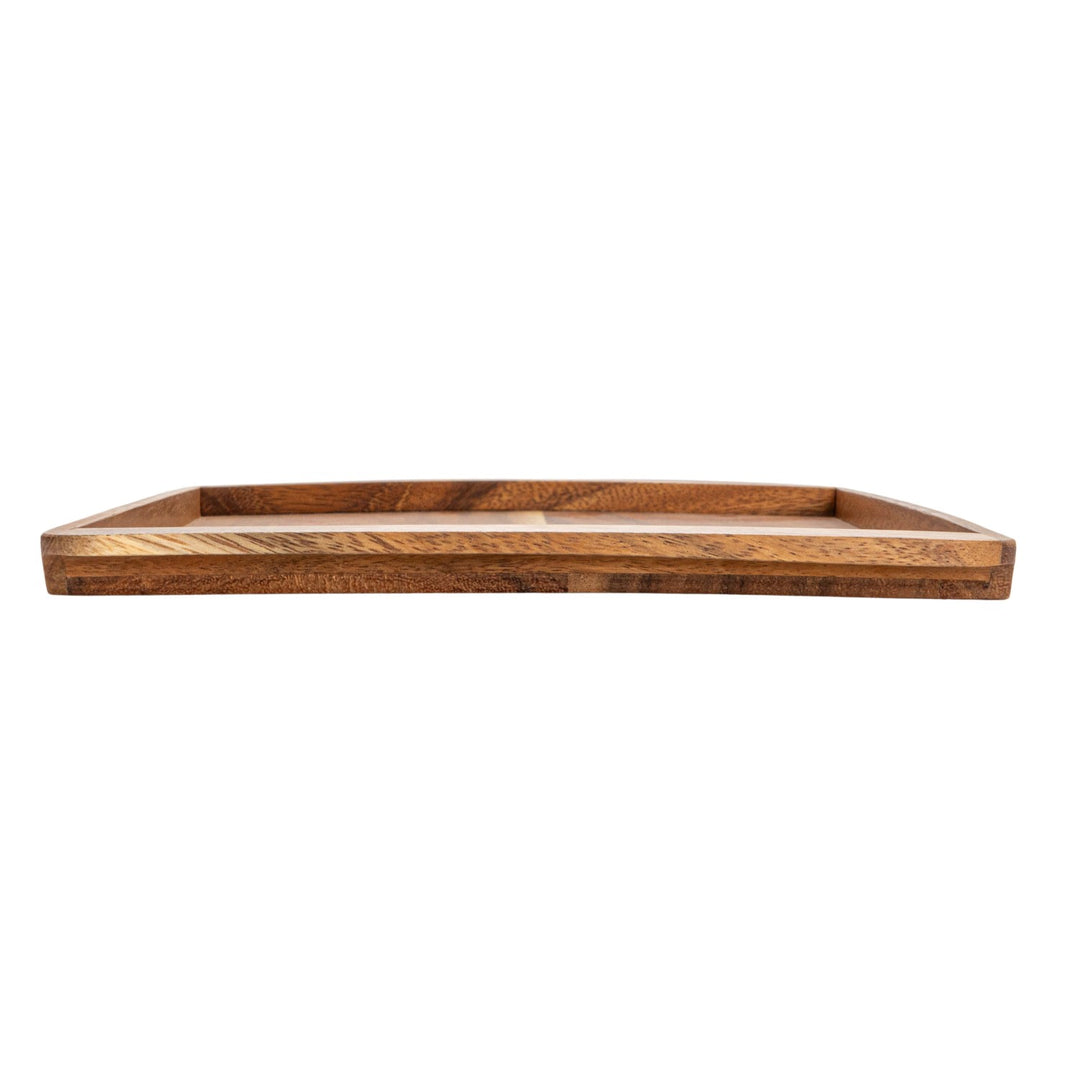 HANDLED SAUR WOOD SERVING BOARD