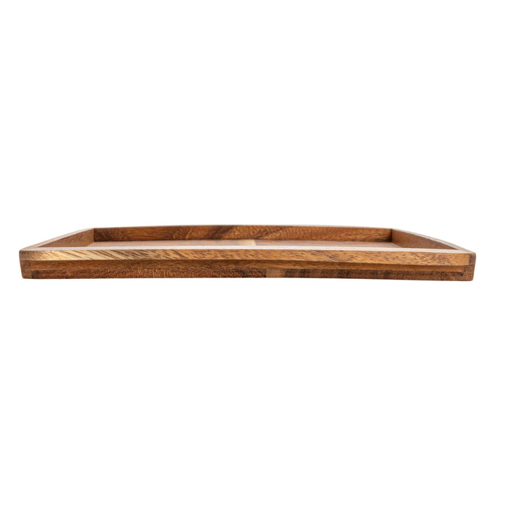 HANDLED SAUR WOOD SERVING BOARD