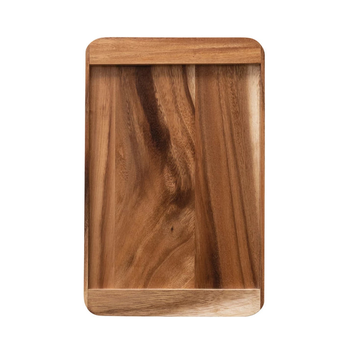 HANDLED SAUR WOOD SERVING BOARD