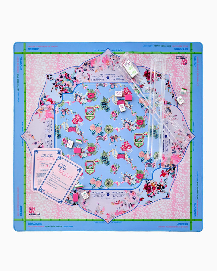 Oh My Mahjong Amara Starter Kit complete mahjong starter kit for stylish game nights and gifting | Walker Boutique