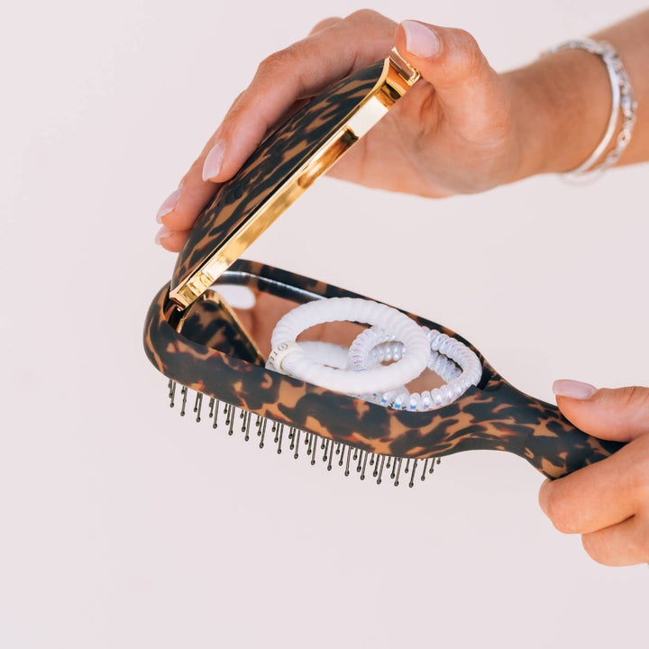 TORTOISE DETANGLER HAIR BRUSH FOR THICK HAIR