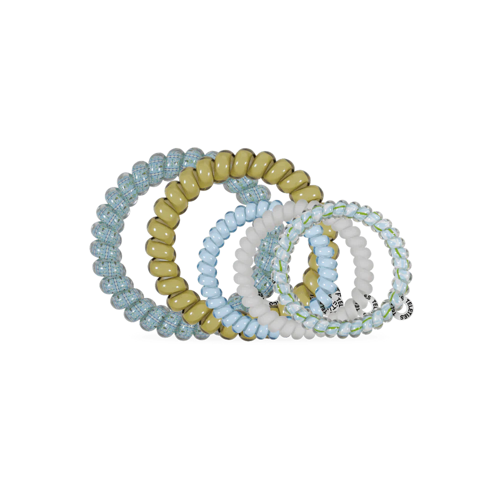 TELETIES X LAURA PARK | BAY BREEZE MIX PACK HAIR TIES
