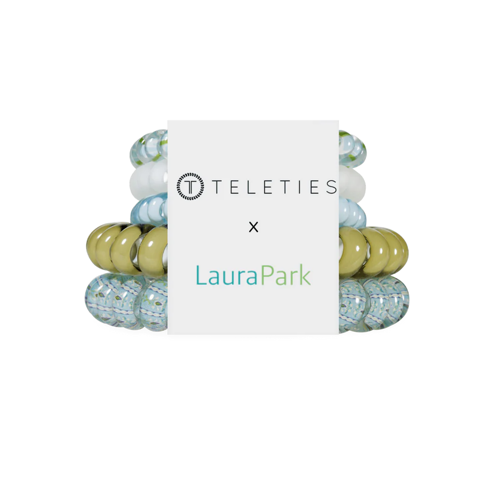 TELETIES X LAURA PARK | BAY BREEZE MIX PACK HAIR TIES