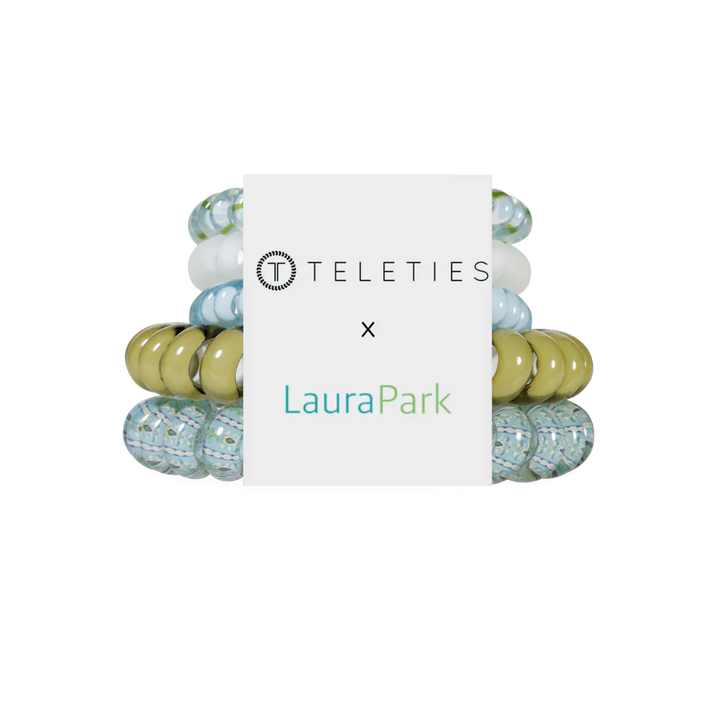 TELETIES X LAURA PARK | BAY BREEZE MIX PACK HAIR TIES