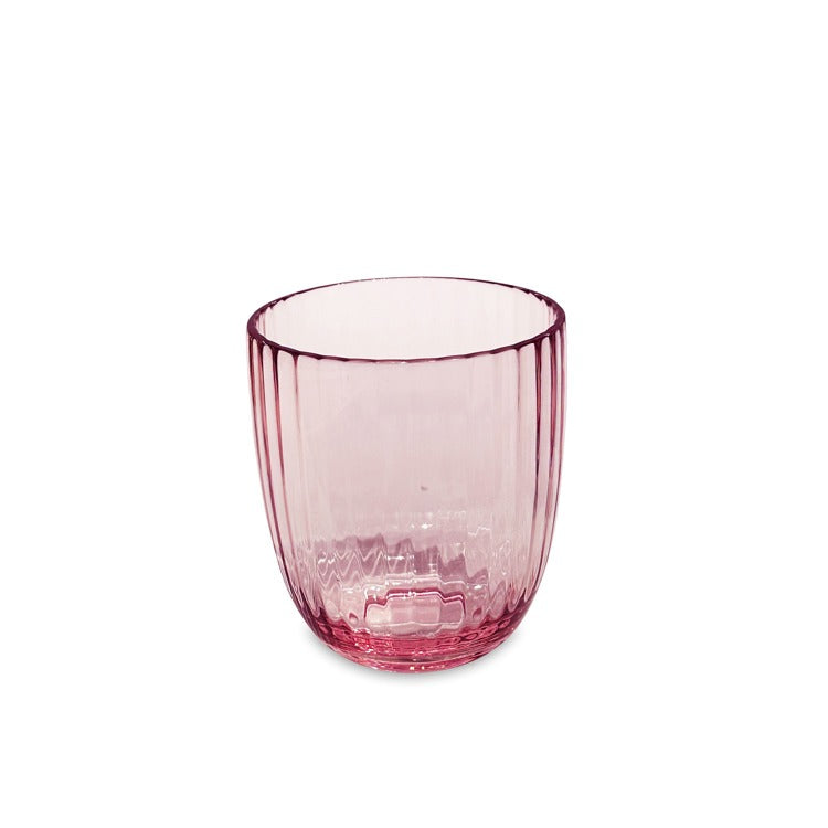 VIDA Acrylic Double Old Fashioned Set of 4 (Pink)
