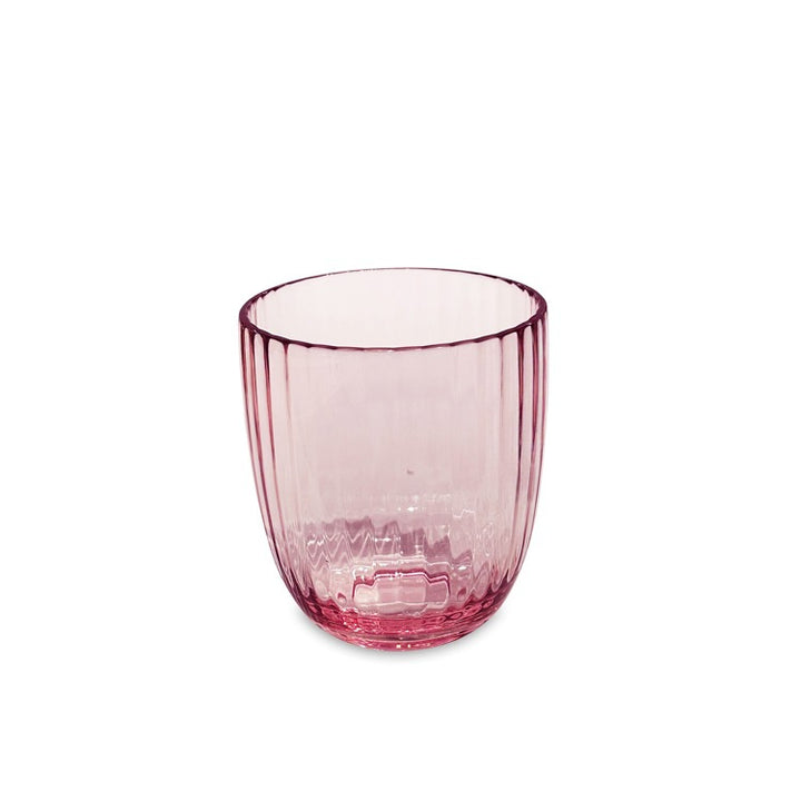 VIDA Acrylic Double Old Fashioned Set of 4 (Pink)