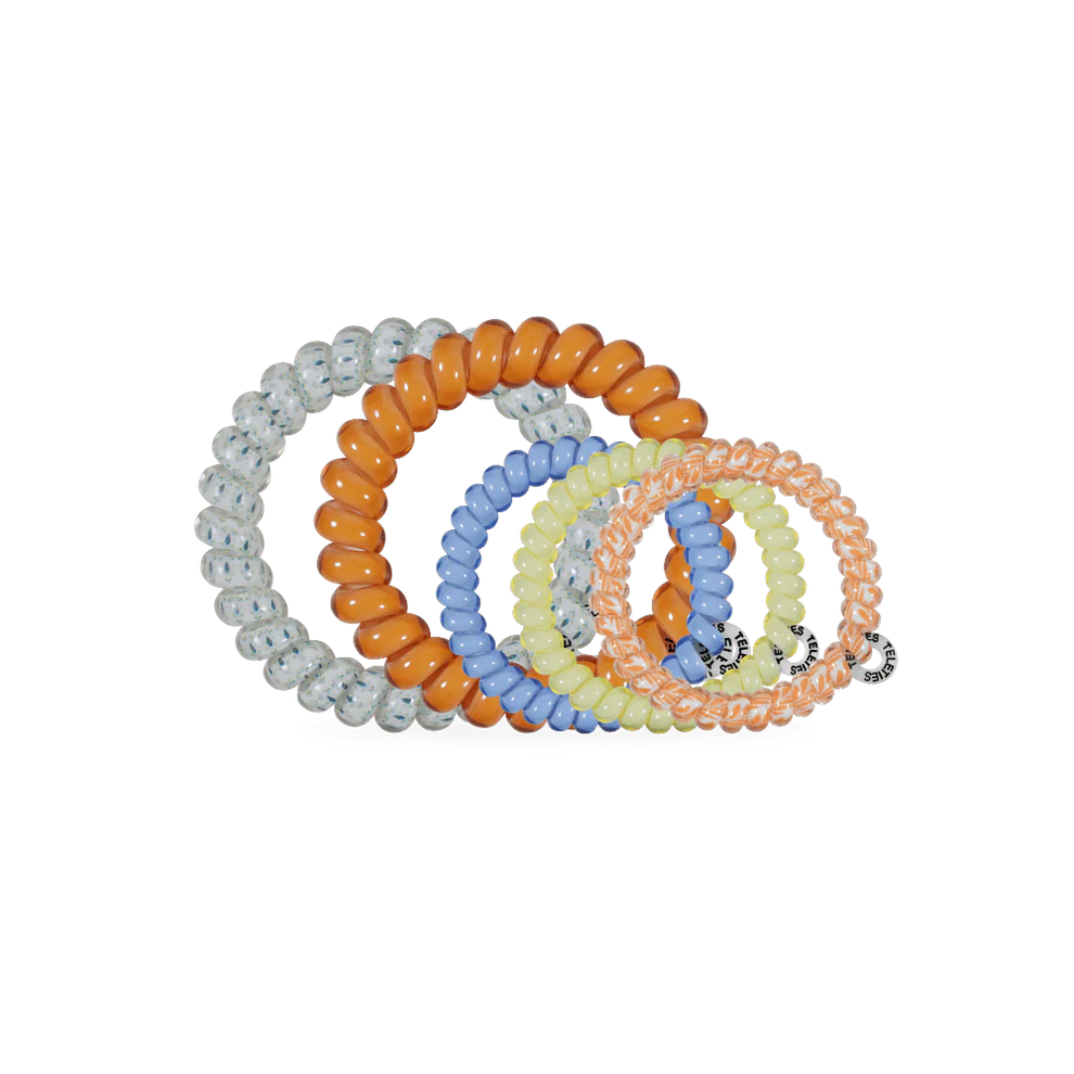 TELETIES X LAURA PARK | BEACH CLUB MIX PACK HAIR TIES