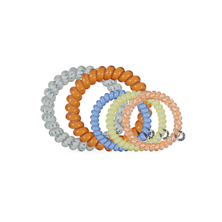 TELETIES X LAURA PARK | BEACH CLUB MIX PACK HAIR TIES