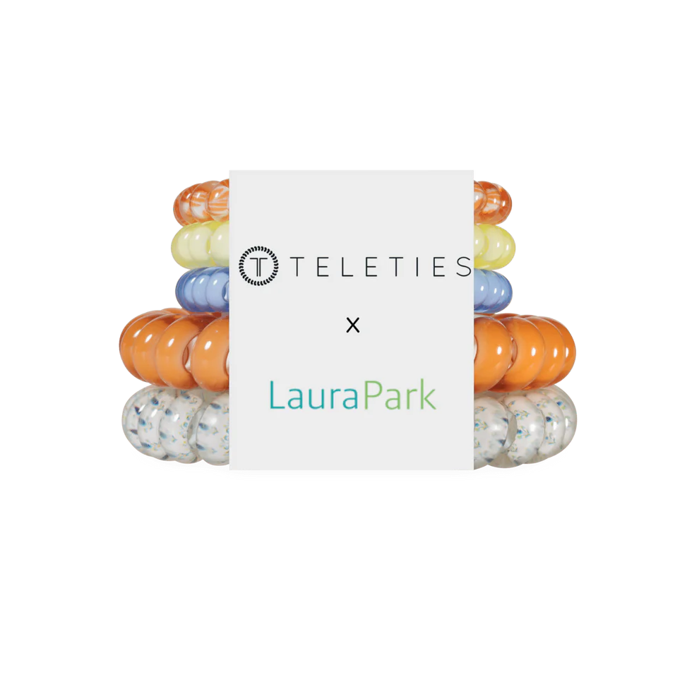 TELETIES X LAURA PARK | BEACH CLUB MIX PACK HAIR TIES