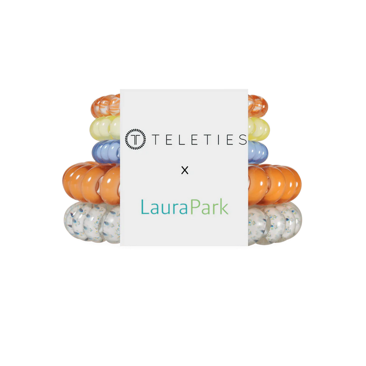 TELETIES X LAURA PARK | BEACH CLUB MIX PACK HAIR TIES