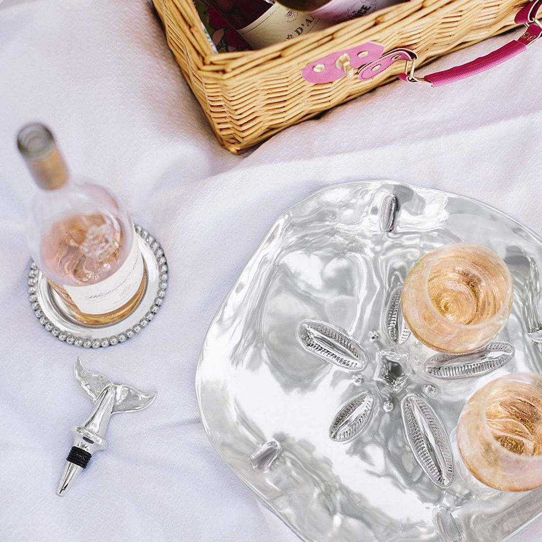 WILLIAMSON/MARLOWE: BEADED WINE COASTER
