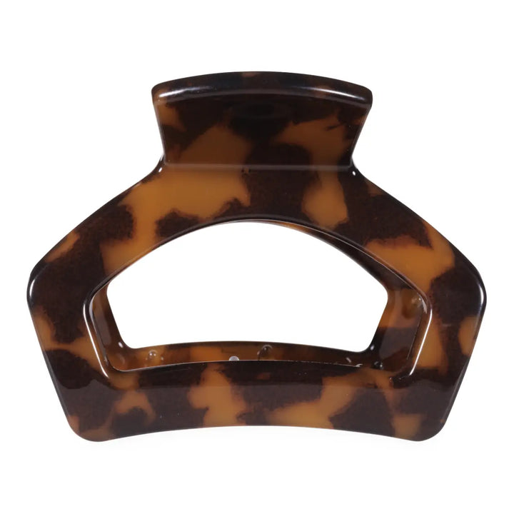 TELETIES OPEN HAIR CLIP TORTOISE