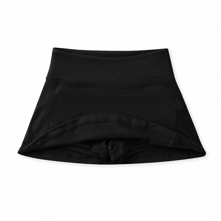 BLACK ACTIVE SKORT