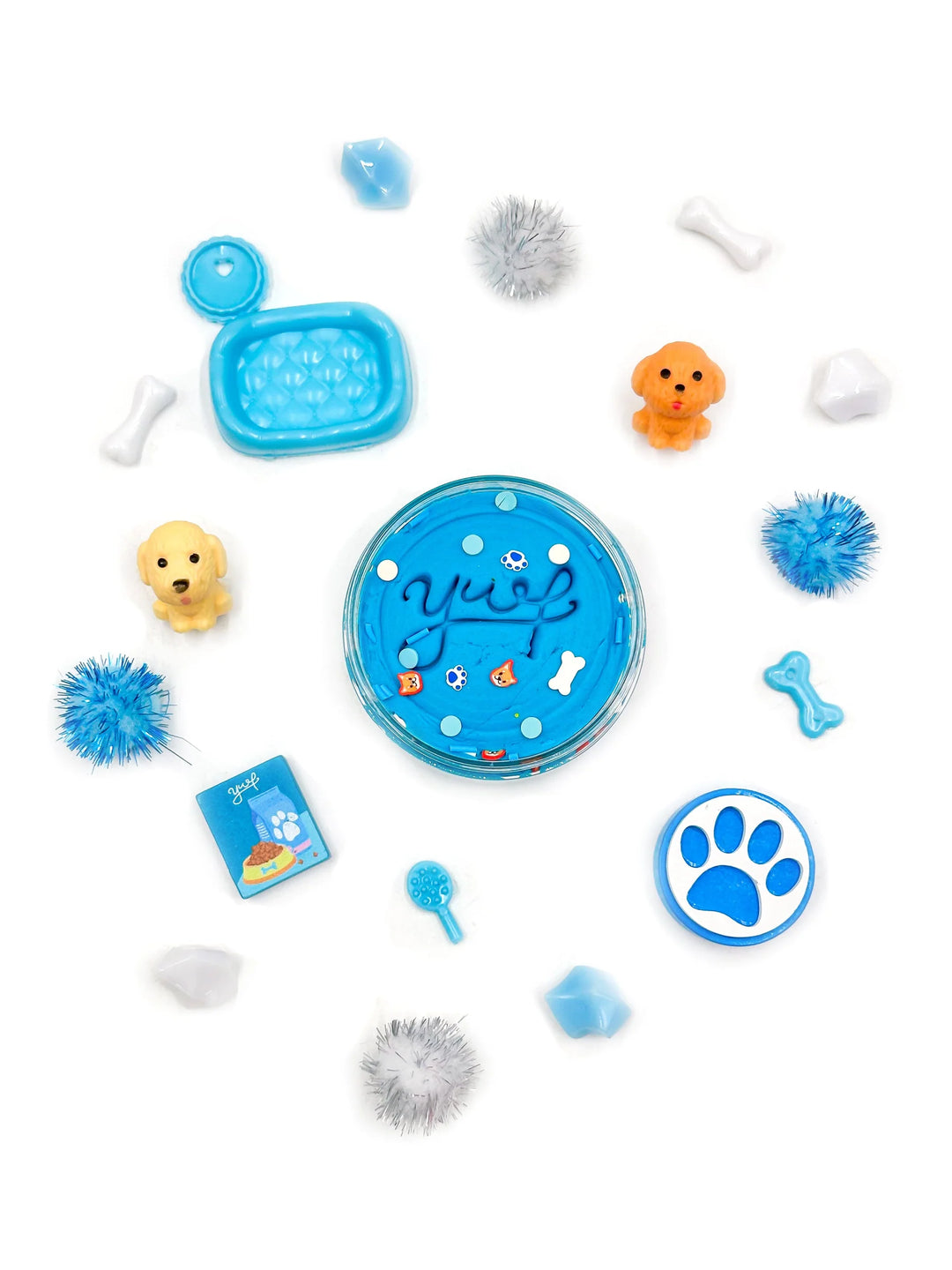 BLUE PET SHOP GRAB & GO DOUGH JAR