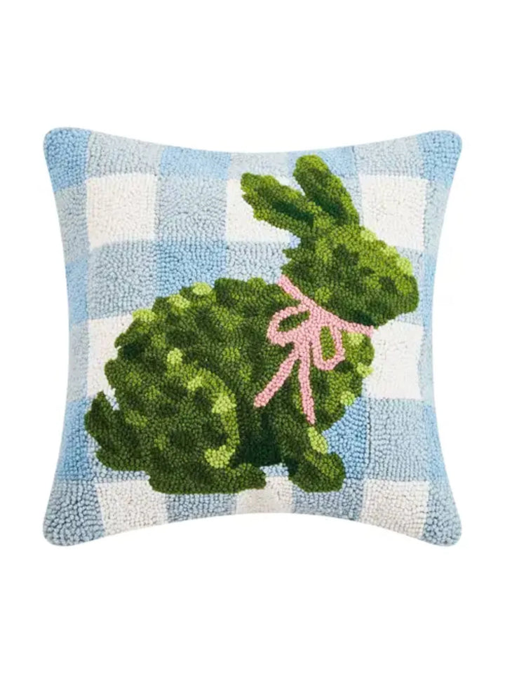 BUNNY TOPIARY HOOK PILLOW