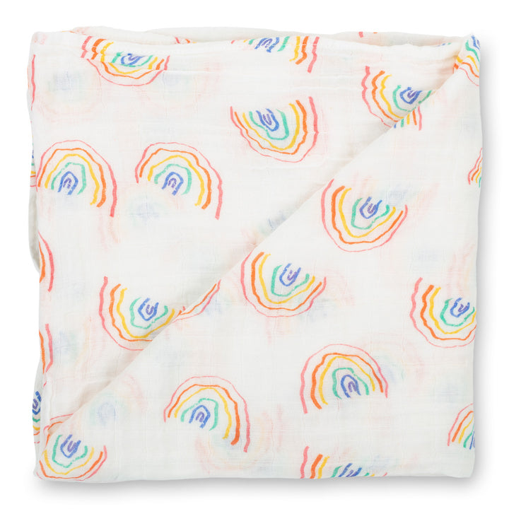 SOMEWHERE OVER THE RAINBOW SWADDLE BLANKET