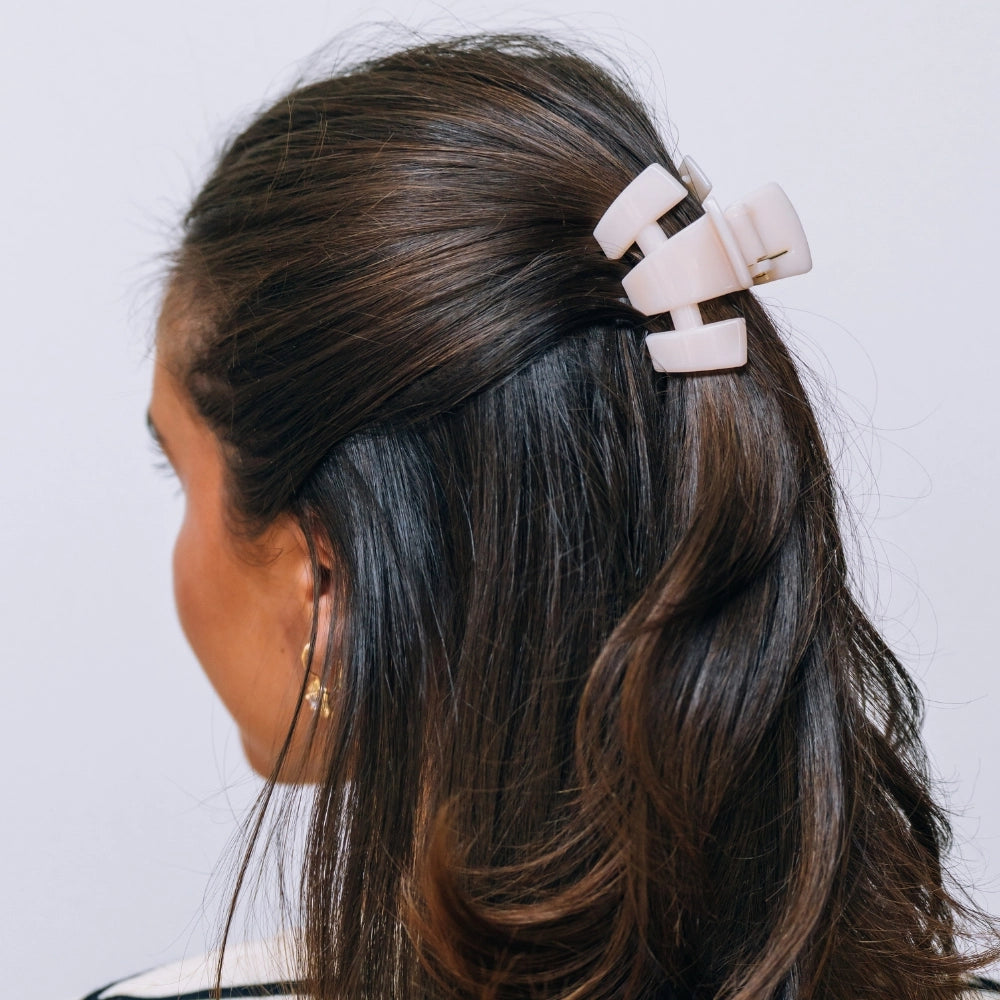 TELETIES HAIR CLIP ALMOND BEIGE