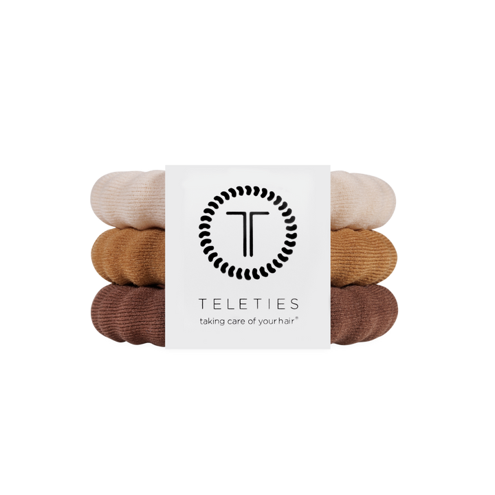 TELETIES NYLON HAIR TIES ESPRESSO YOURSELF