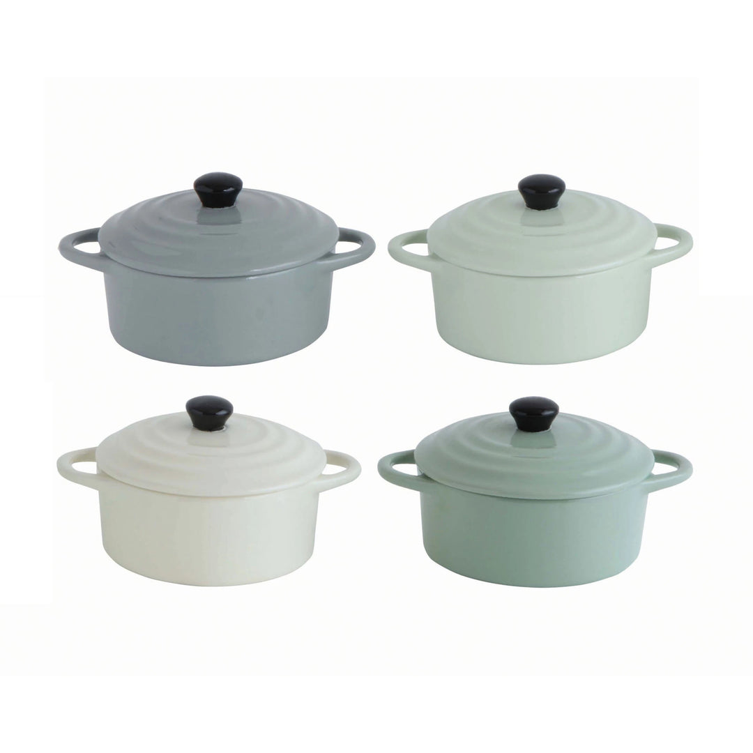 Mini bakeware dishes
four colors
blue hues