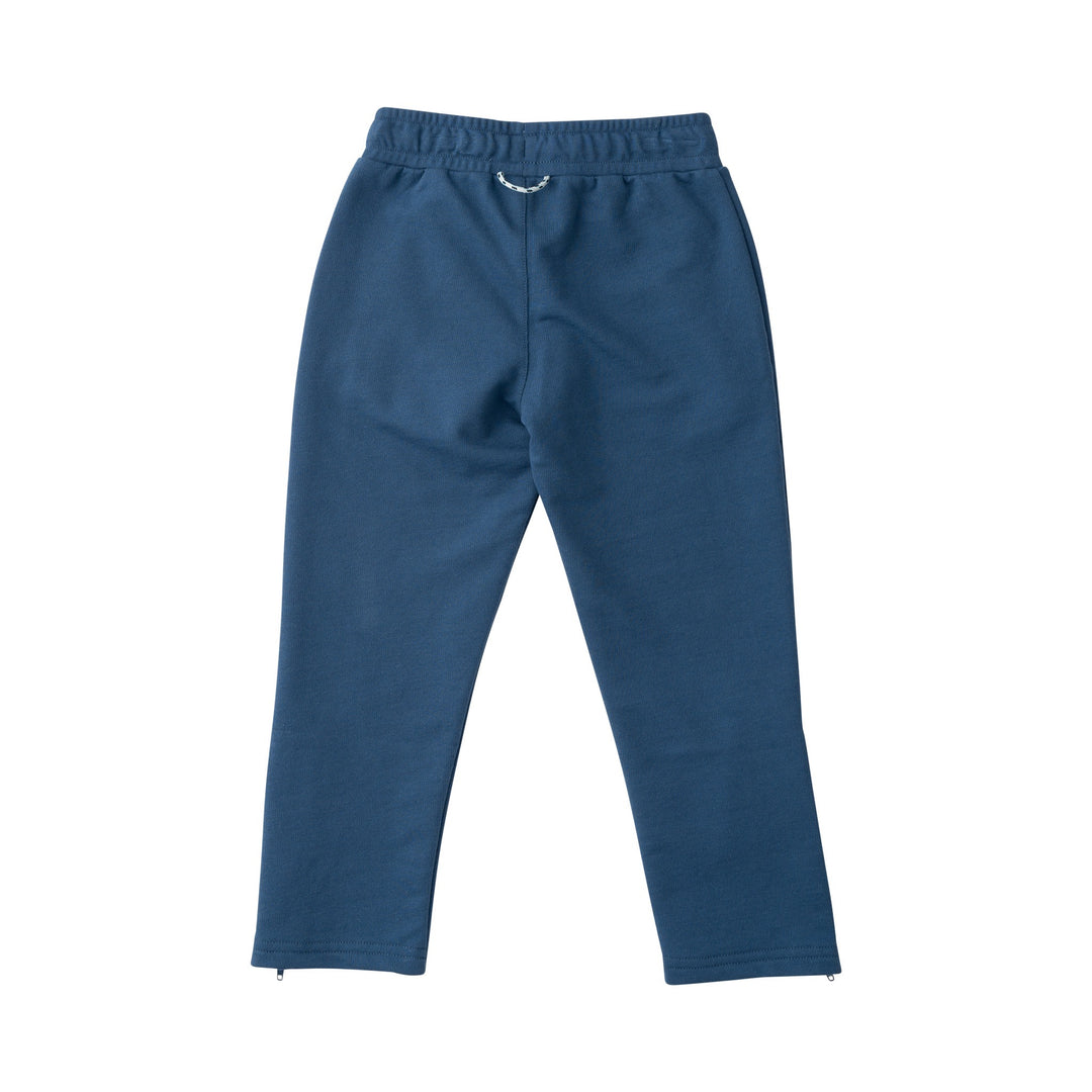 Blue pants on a white background