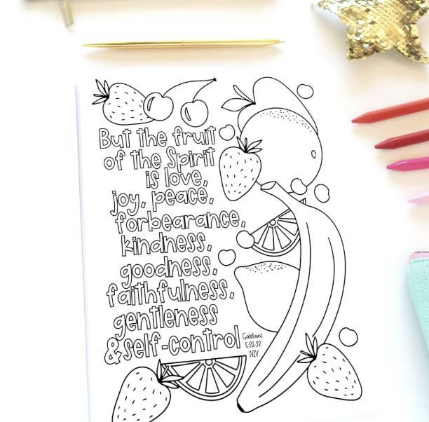 BIBLE COLORING BOOK FOR GIRLS