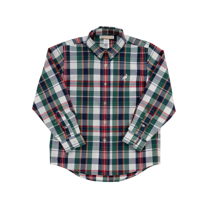 FIELD PARK PLAID DEAN'S LIST DRESS SHIRT