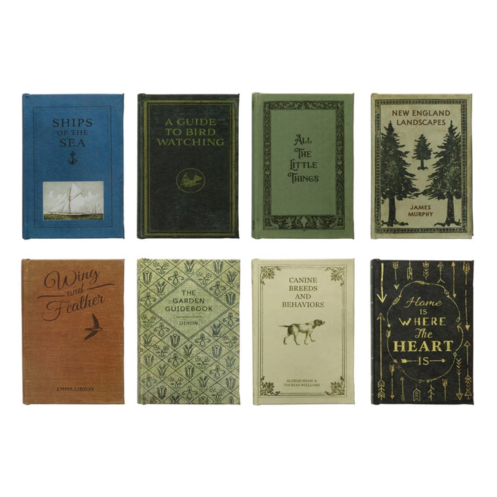 Decorative storage book boxes
