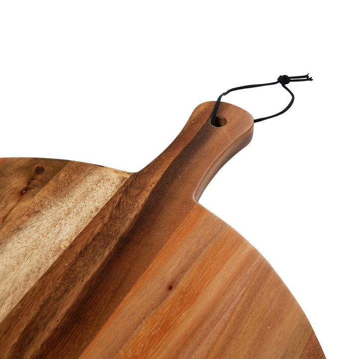 SAUR WOOD ROUND BOARD WITH HANDLE