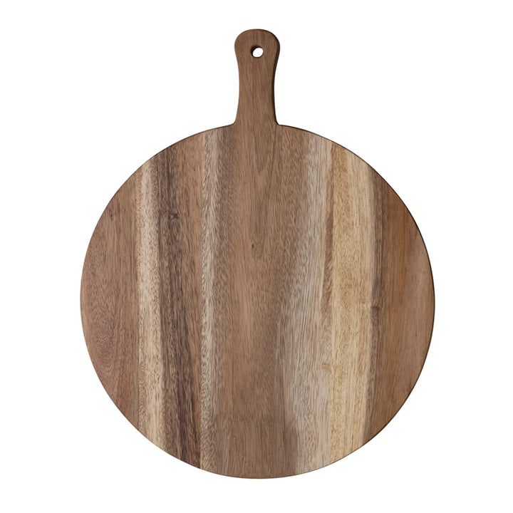 SAUR WOOD ROUND BOARD WITH HANDLE