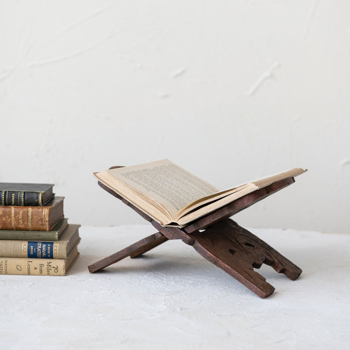 RECLAIMED WOOD BOOK HOLDER