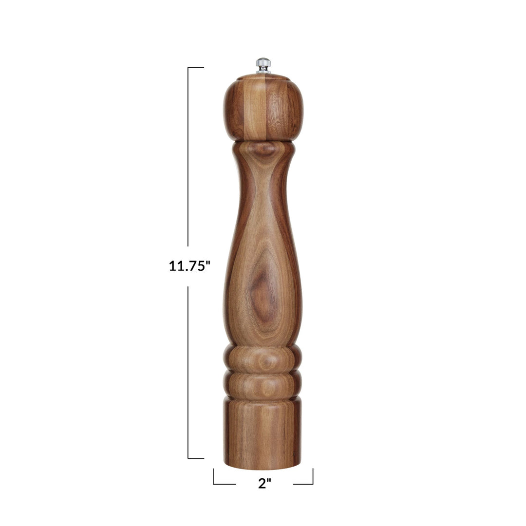 ACACIA WOOD SALT OR PEPPER MILL