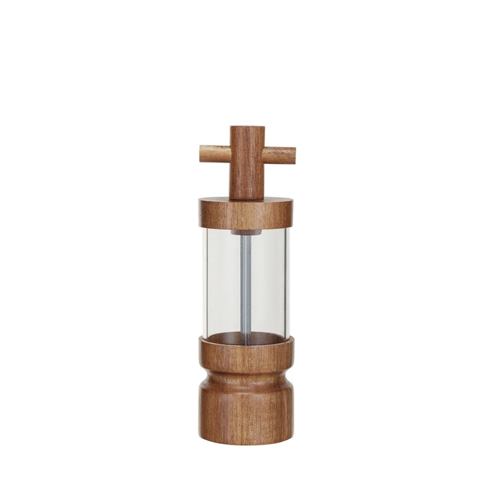 ACACIA WOOD & ACRYLIC SALT & PEPPER MILL