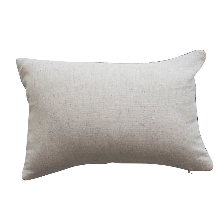 IF I AGREED WITH YOUEMBROIDERED LUMBAR PILLOW WITH STRIPE PATTERN