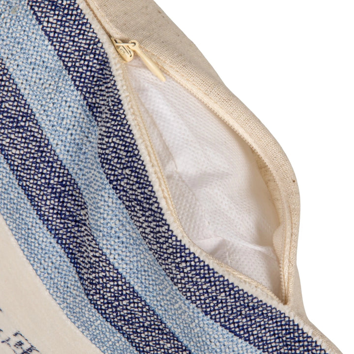 IF I AGREED WITH YOUEMBROIDERED LUMBAR PILLOW WITH STRIPE PATTERN