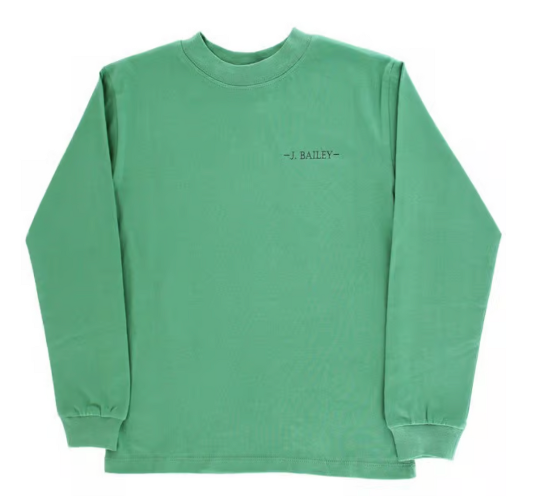 GREEN DOG IN BOAT LONG SLEEVE TEE