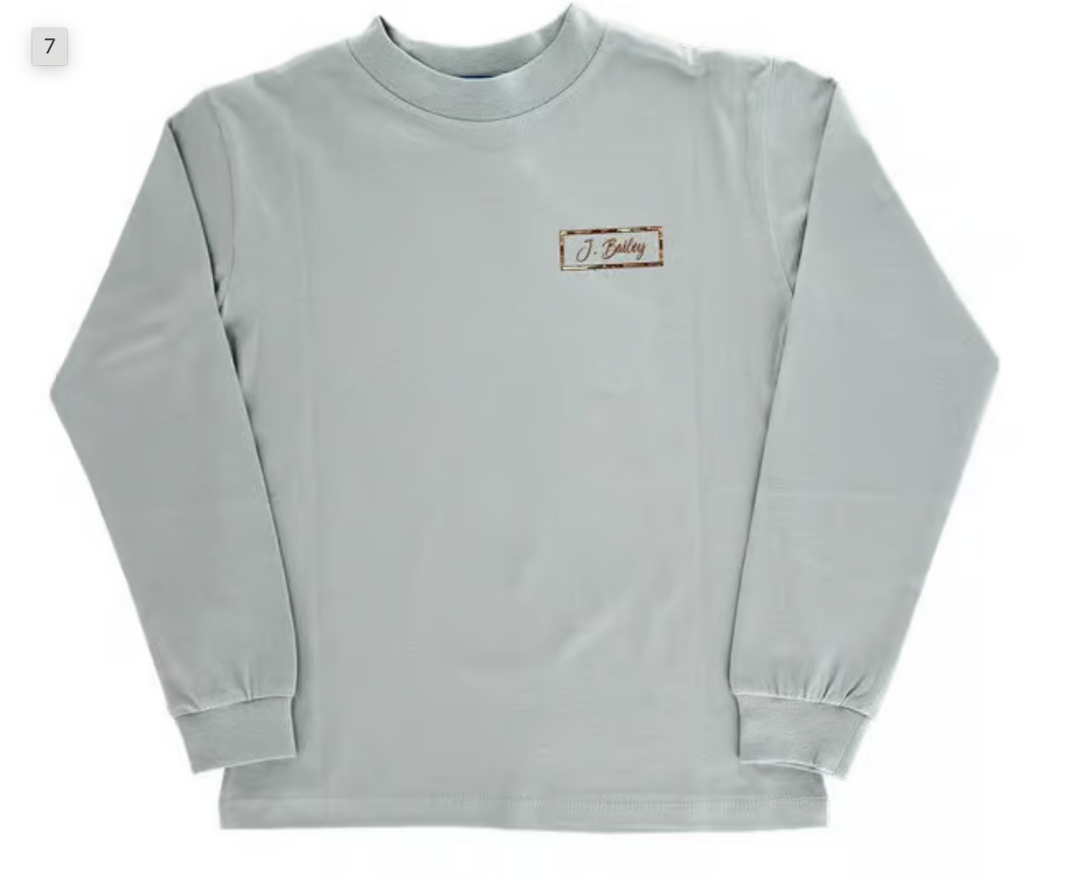 SAGE DUCK SILHOUETTE LONG SLEEVE TEE