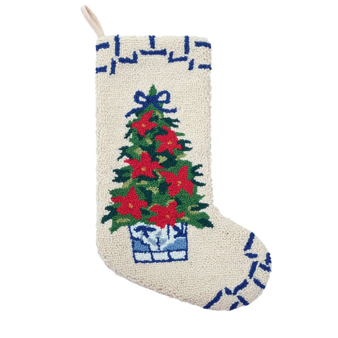 CHINOISERIE TREE HOOK STOCKING