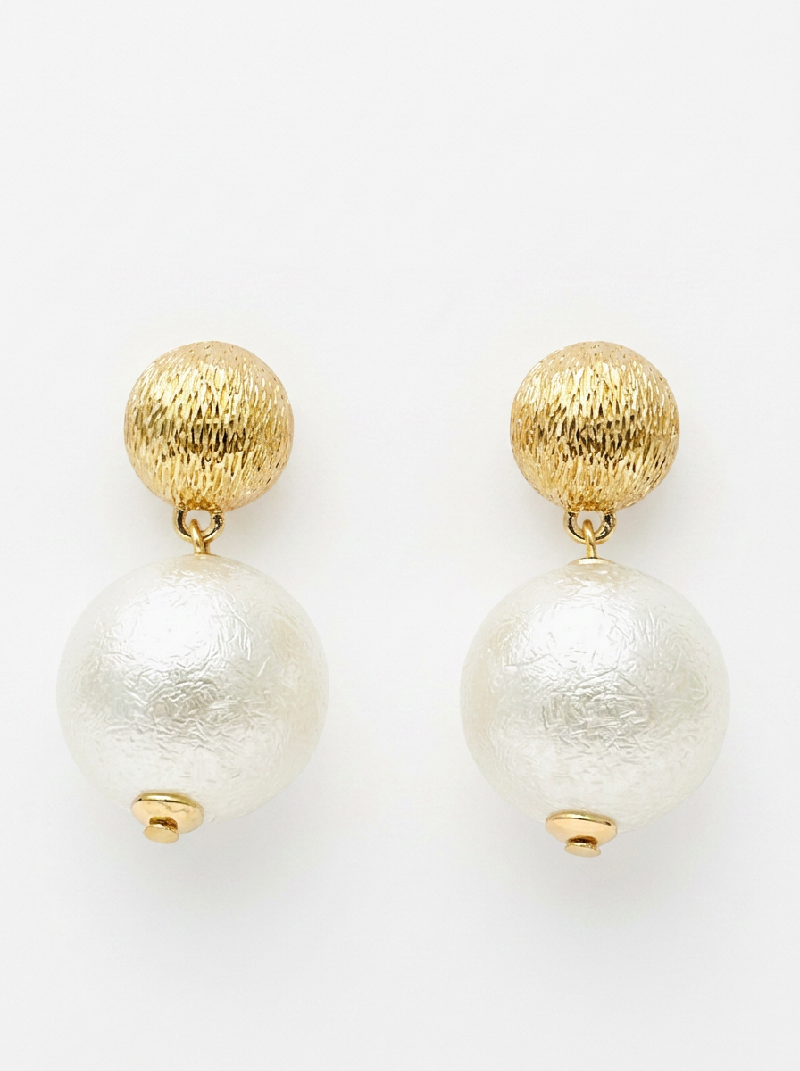 ELEGANT PEARL DANGLE EARRINGS