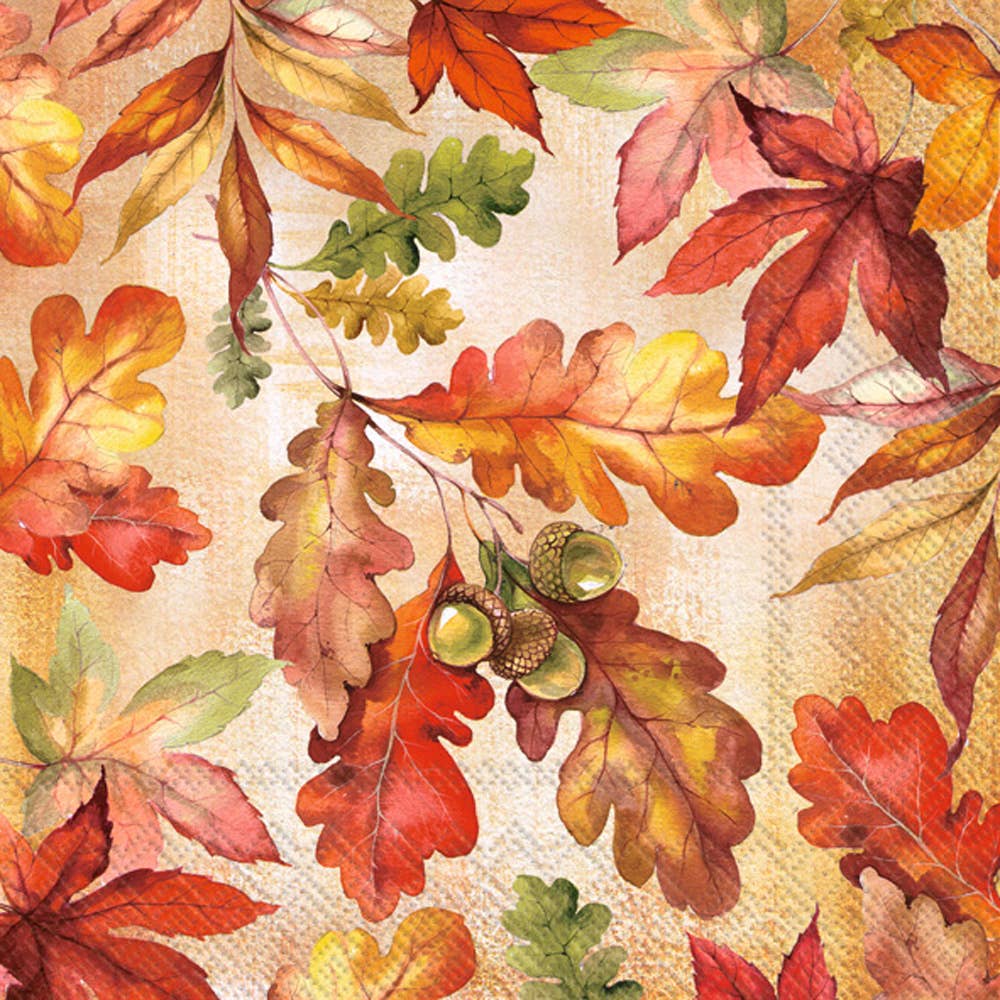 BRIGHT AUTUMN COCKTAIL NAPKINS