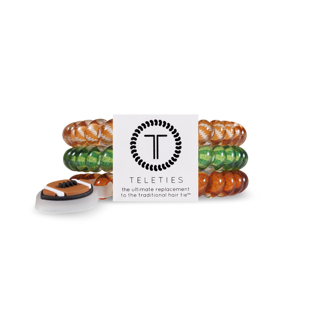 FOOTBALL SMALL SPIRAL HAIR COILS