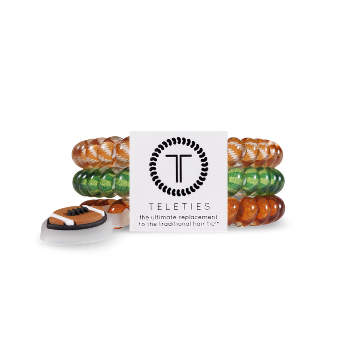 FOOTBALL SMALL SPIRAL HAIR COILS