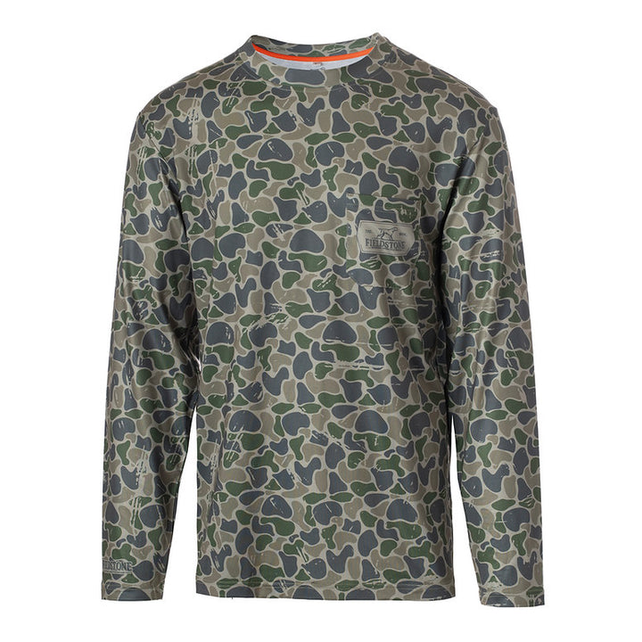 BACKWOODS CAMO LONG SLEEVE DRY FIT TEE