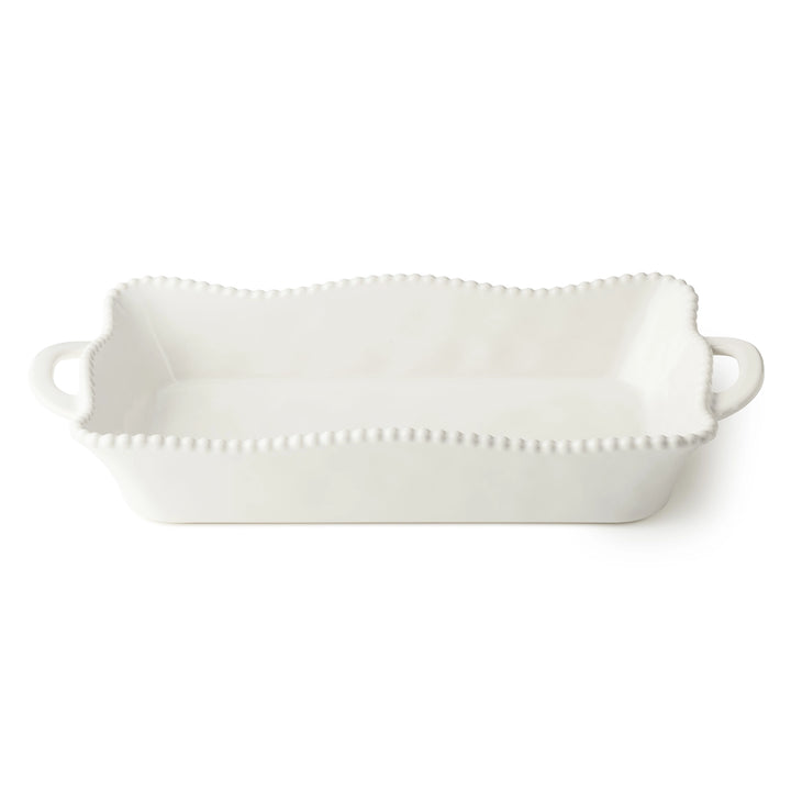 CREAM PERLETTE MEDIUM RECTANGULAR BAKER