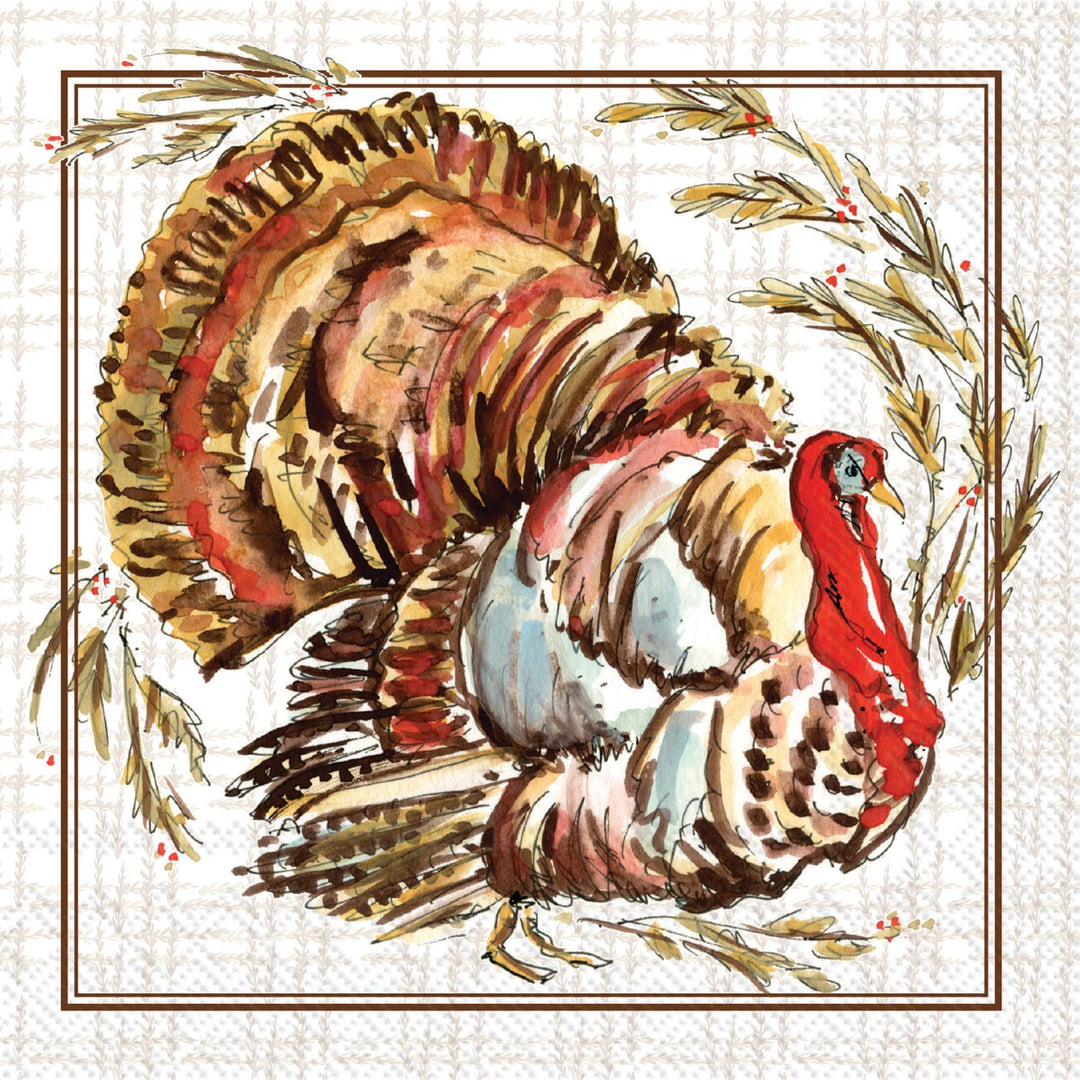 TURKEY COLLECTION COCKTAIL NAPKINS