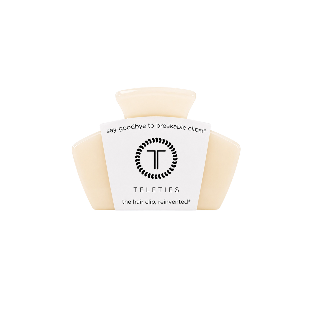 TELETIES HAIR CLIP ALMOND BEIGE