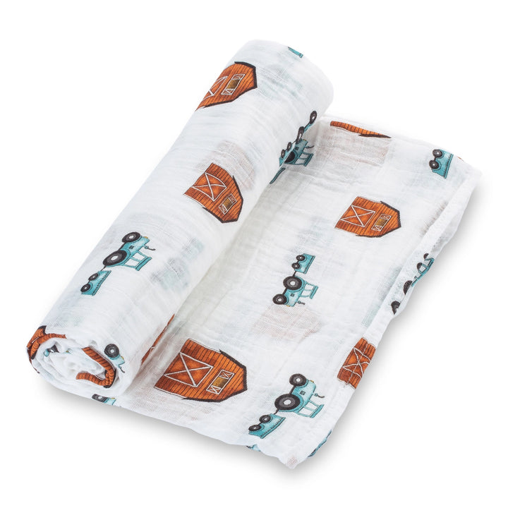 HOW WE ROLL SWADDLE BLANKET