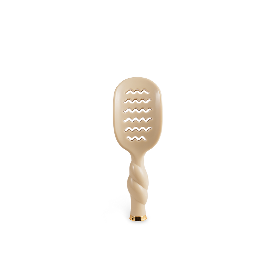 TAN MINI VENTED HAIR BRUSH