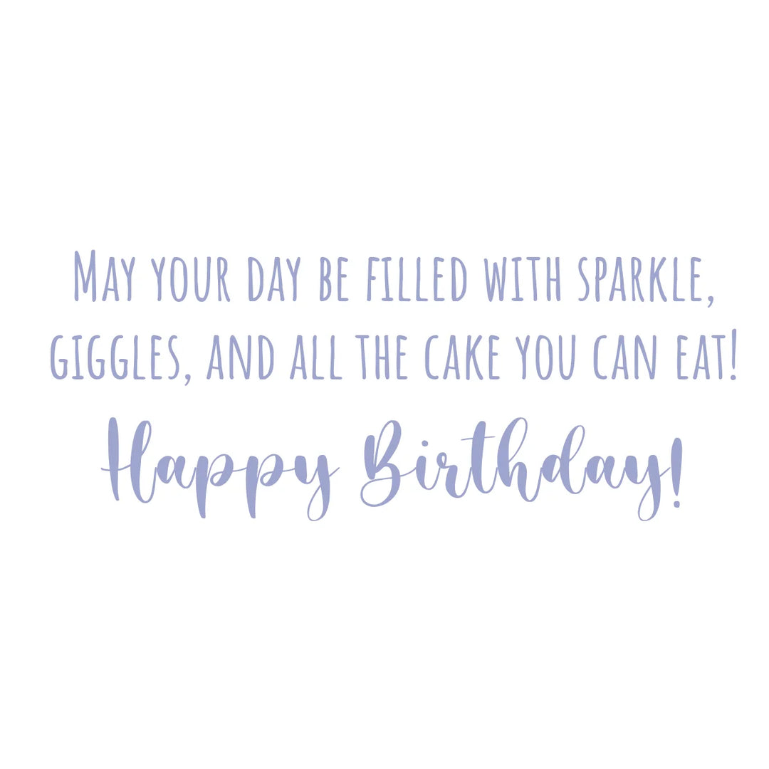 WISH BIRTHDAY GIRL GREETING CARD
