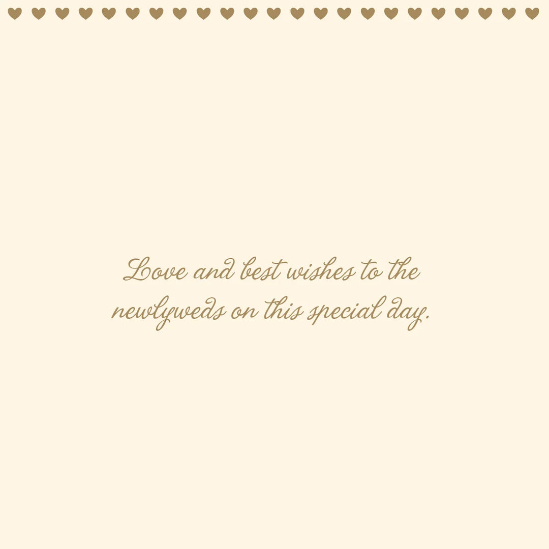 CAKE CONGRATULATIONS FOIL WEDDING CARD