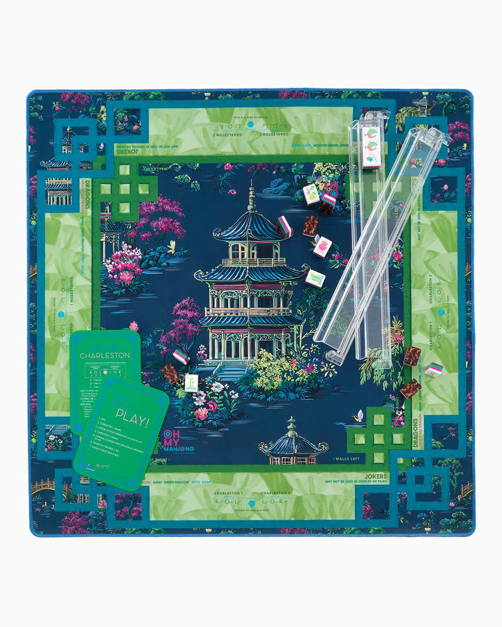 Oh My Mahjong Glow Wild Starter Kit complete mahjong starter kit for stylish game nights and gifting | Walker Boutique